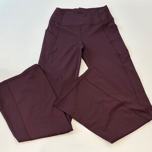 Fabletics Women's Boot Cut Pants in Dark Purple